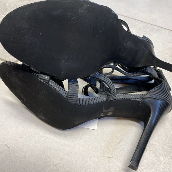 Joe's Jeans Womens Shoes 8 Gray Strappy Open Toe High Heel Sandal Pump NWT Sexy - Picture 9 of 13